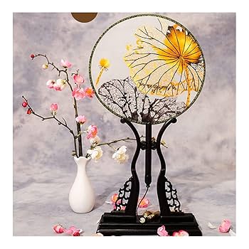 蘇州刺繍扇子 Amazon.co.jp: うちわ両面刺繍うちわ舞踏扇に刺繍蘇州刺繍漢服